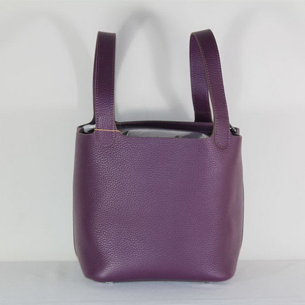 Fake & Replica Hermes Picotin Double Shoulder Bag Purple 509060 - Click Image to Close